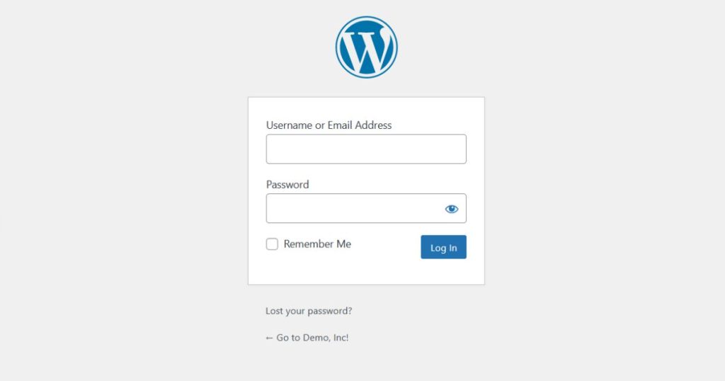 Wordpress Login