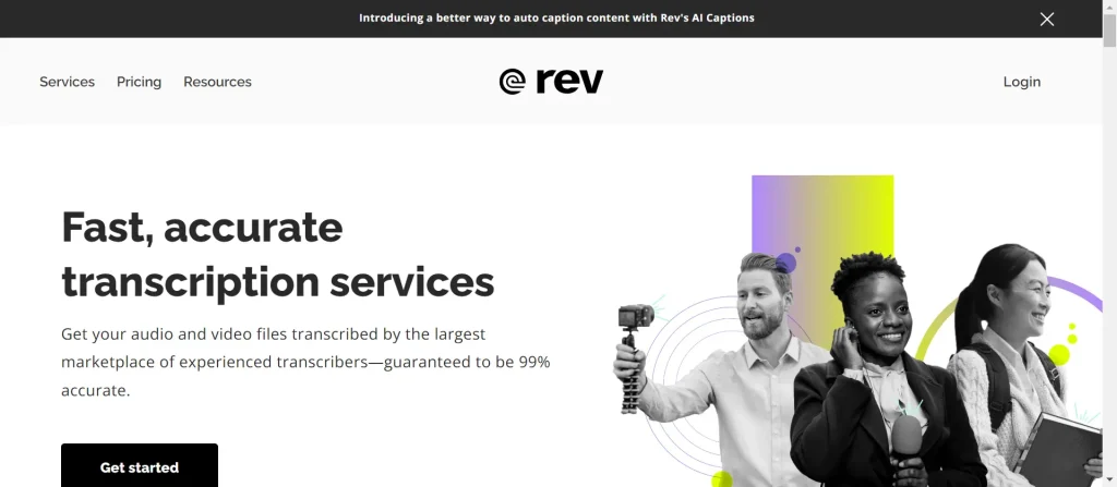 Rev-AI-Speech-twebsites to make money