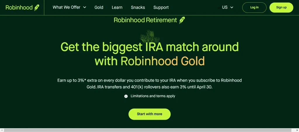 Robinhood websites to make money
