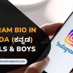 Instagram Bio in Kannada for girls and boys