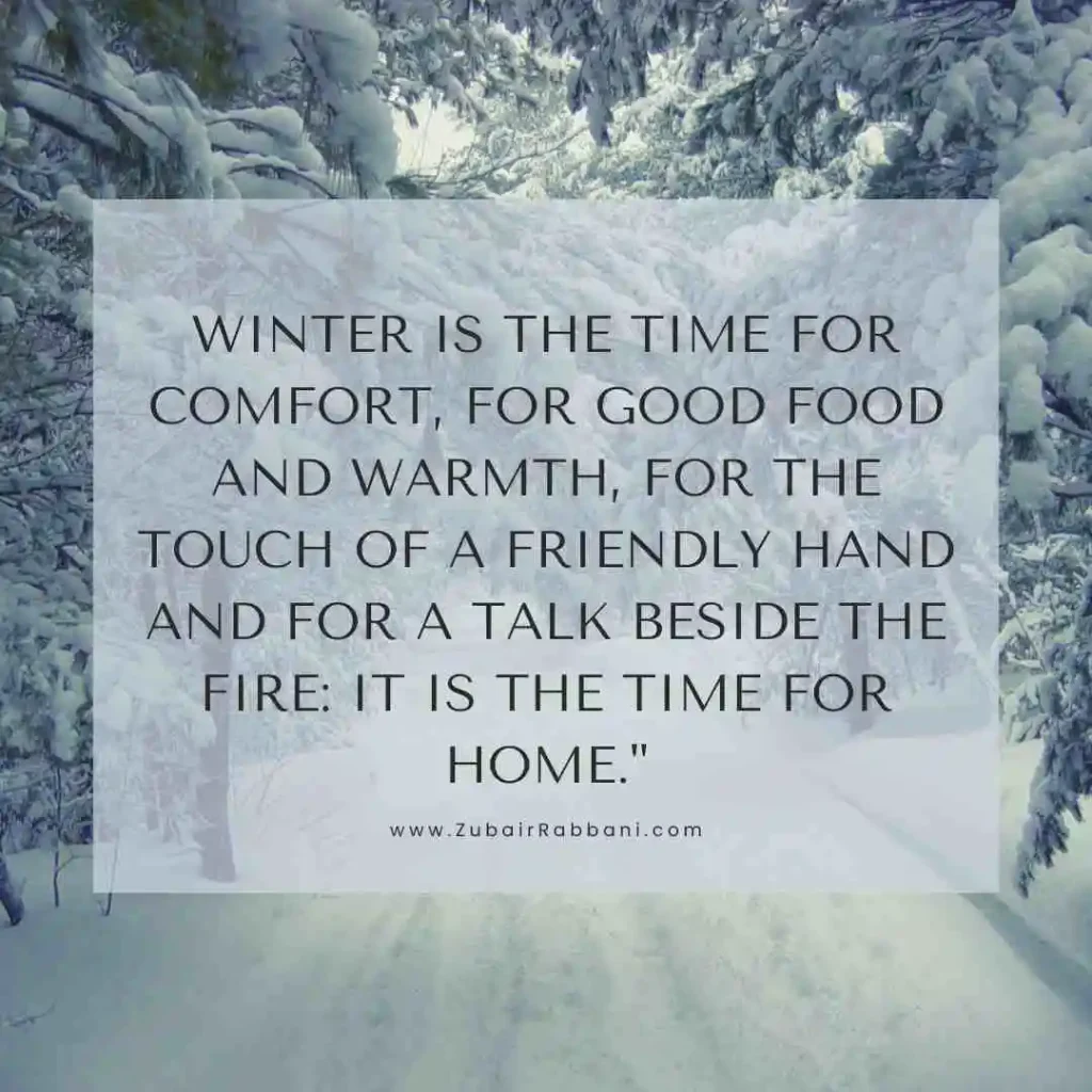 January Quotes About Winter
