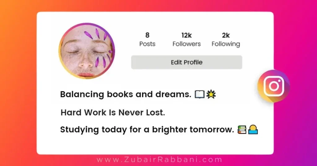 Motivational Bio For Instagram For Student