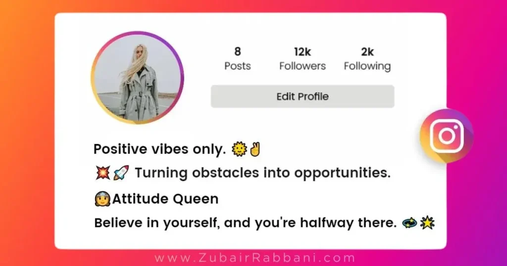 Motivational Bio For Instagram With Emojis