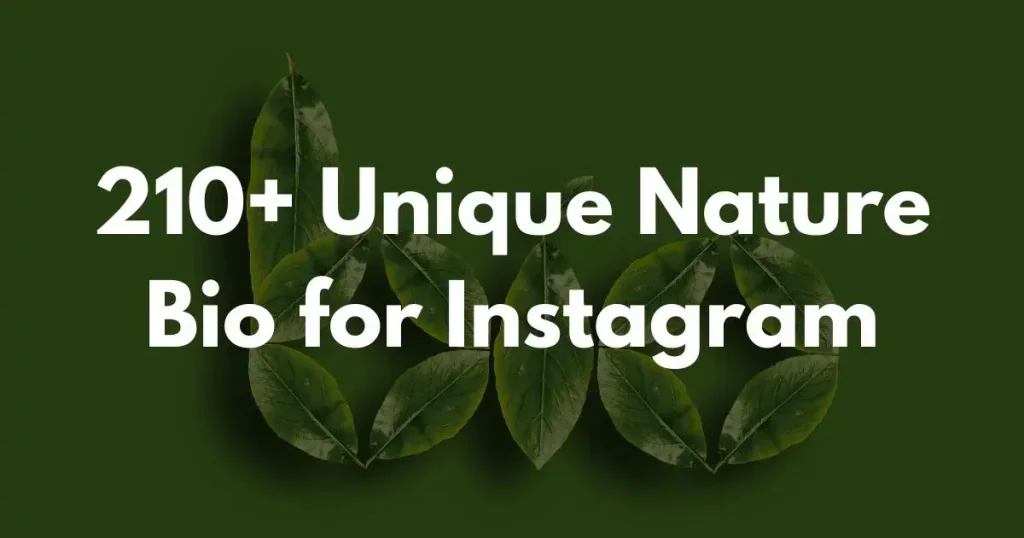 Nature Bio for Instagram