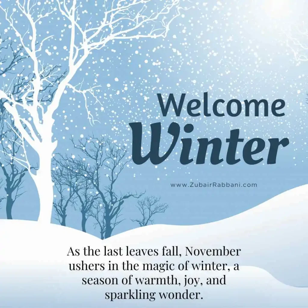 November Quotes for Welcoming Winter