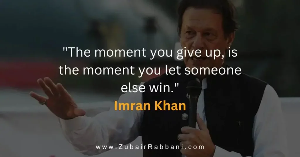 Quote by Imran Khan