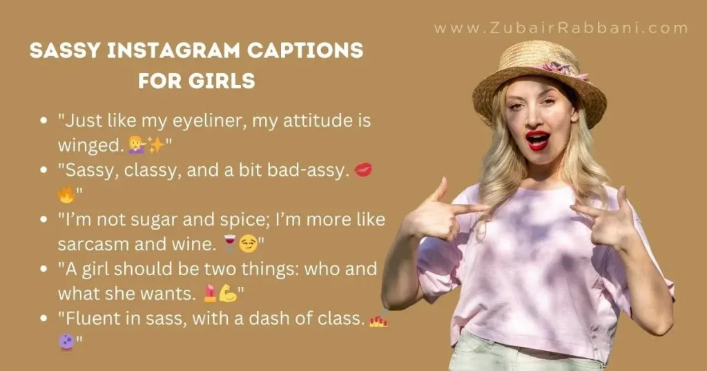 Sassy Instagram Captions For Girls