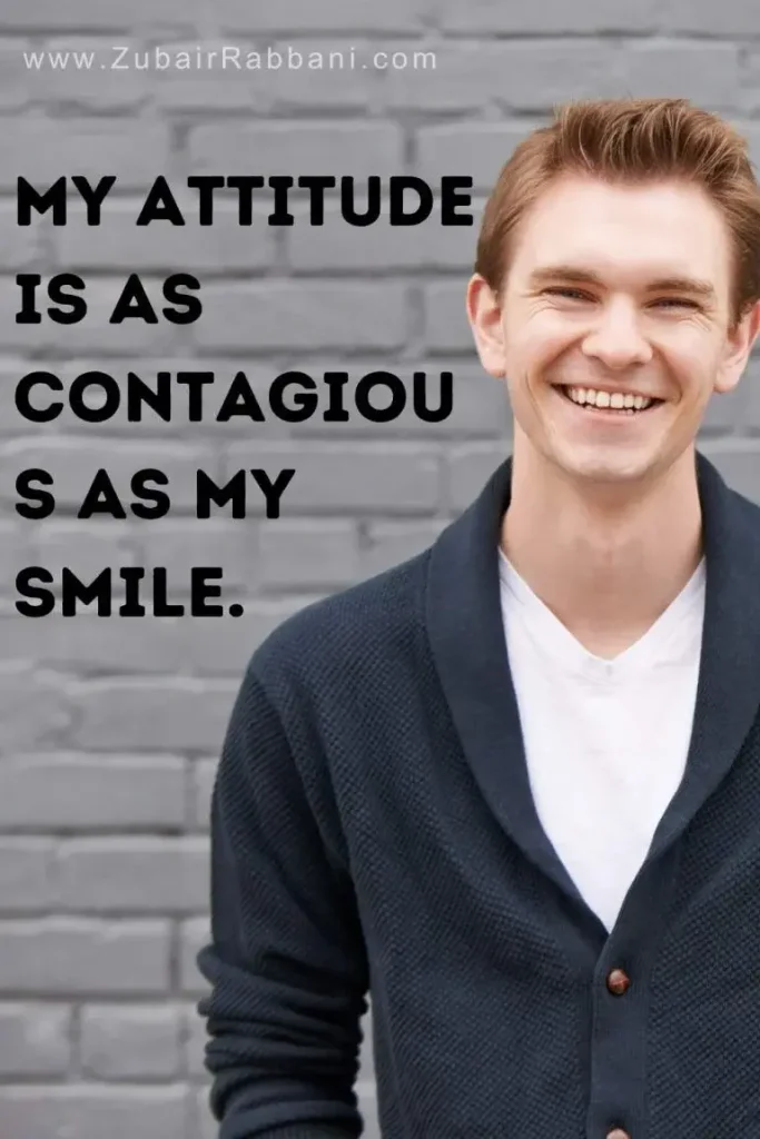 Attitude Smile Captions For Instagram