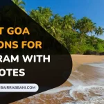 Best Goa Captions for Instagram with Quotes