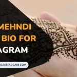 Best Mehndi Artist Bio For Instagram