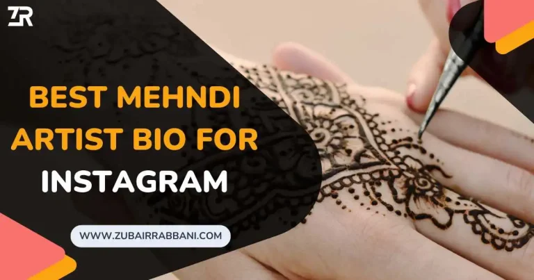 Best Mehndi Artist Bio For Instagram