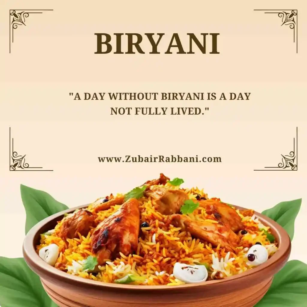 200+ Best Biryani Quotes And Captions For Instagram In 2024