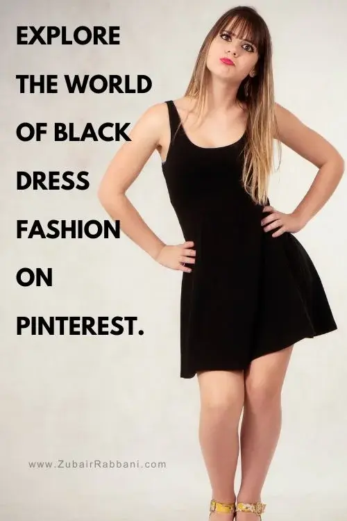 Black Dress Captions Pinterest