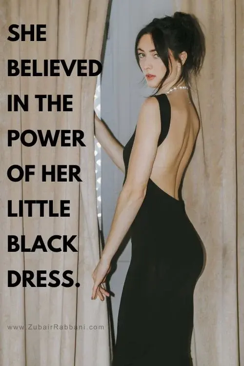 Black Dress Quotes For Instagram