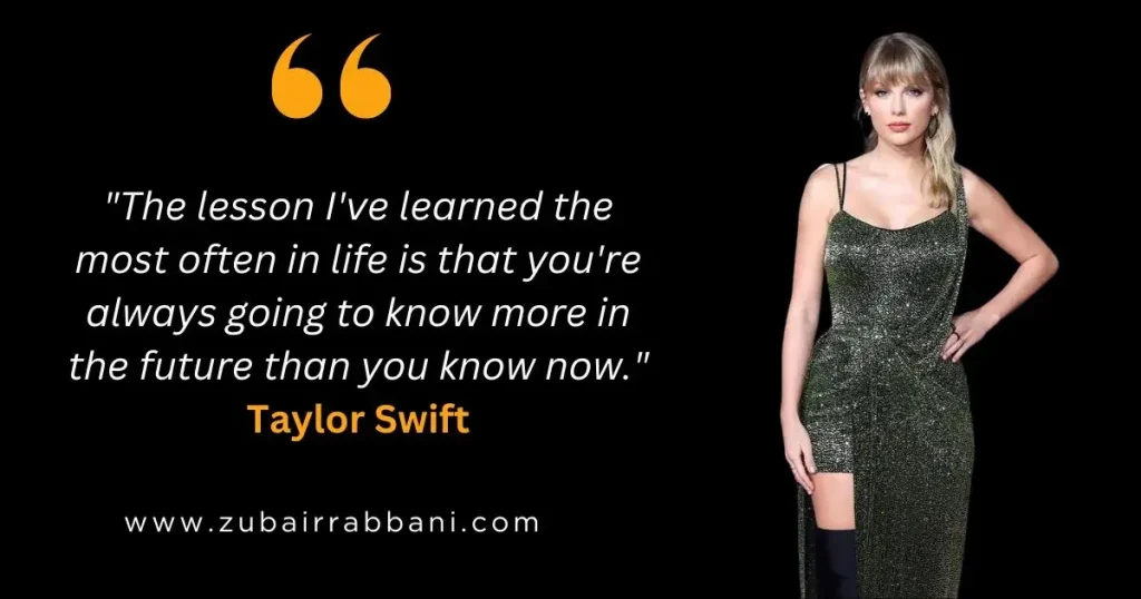 Famous Taylor Swift Quotes