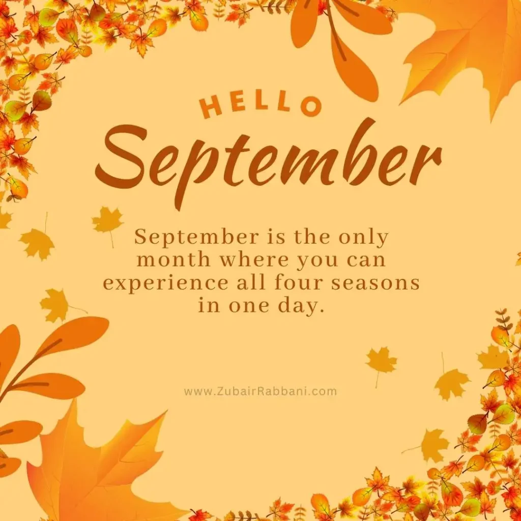 Funny September Quotes 