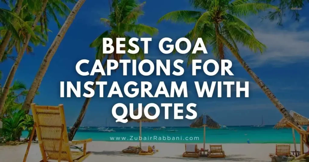Goa Captions for Instagram