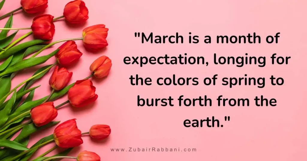 Happy March Quotes