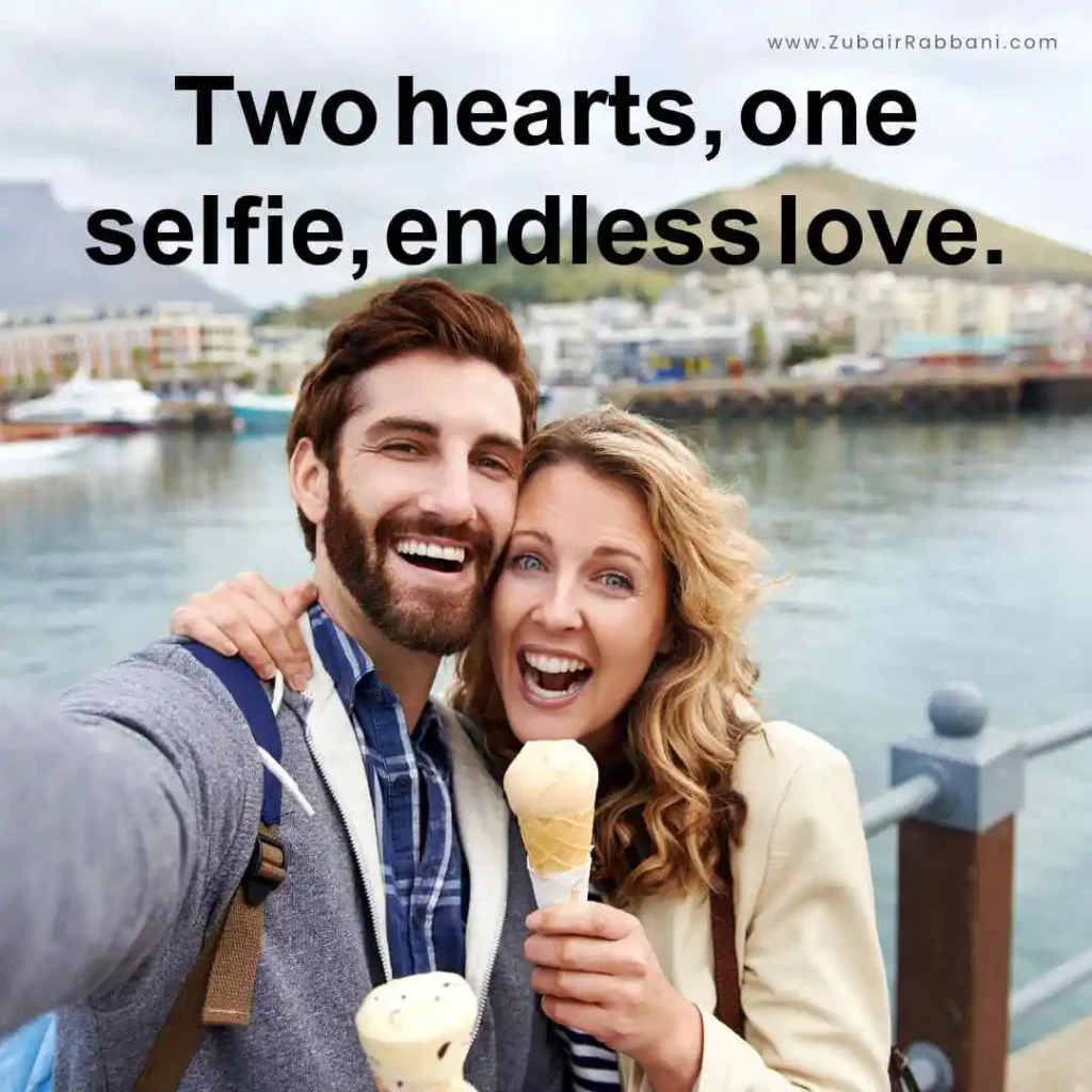 Happy Selfie Captions for Couples