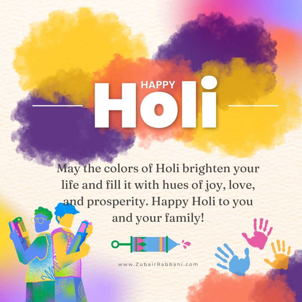 Holi Wishes In English