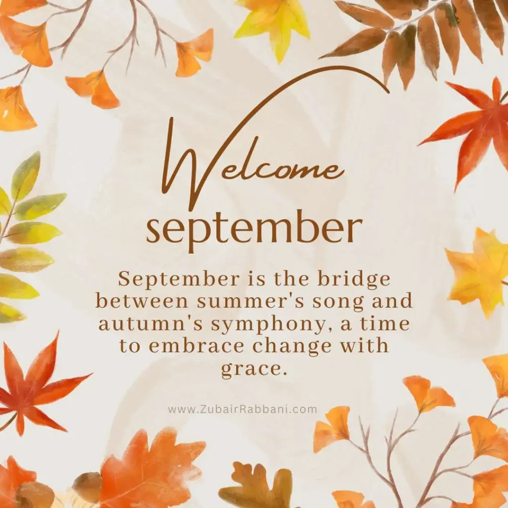 Inspirational September Quotes