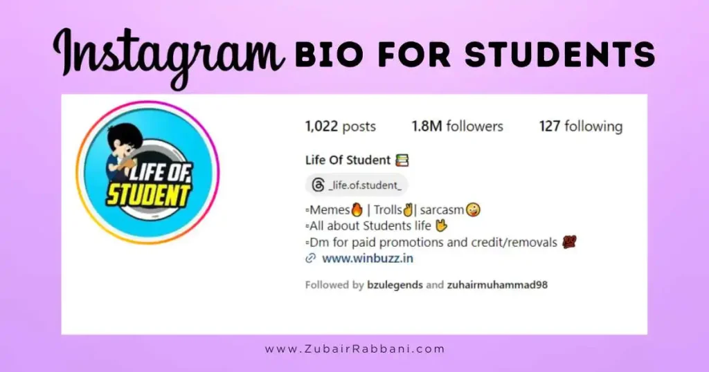 120+ Best Instagram Bio For Students (Girls & Boys) In 2025