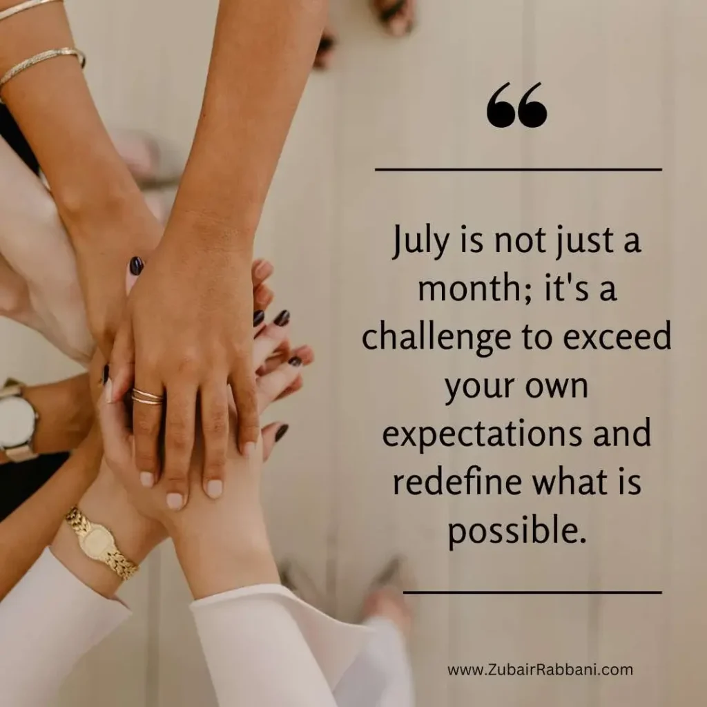 July Motivational Quote