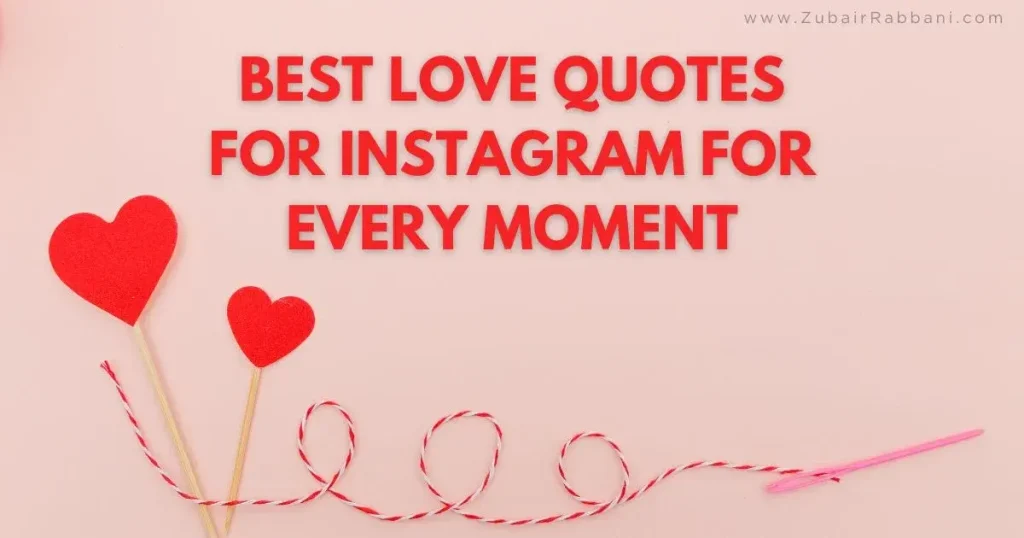 Love Quotes For Instagram