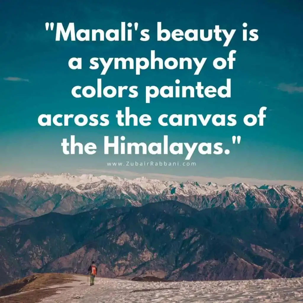 Manali Quotes