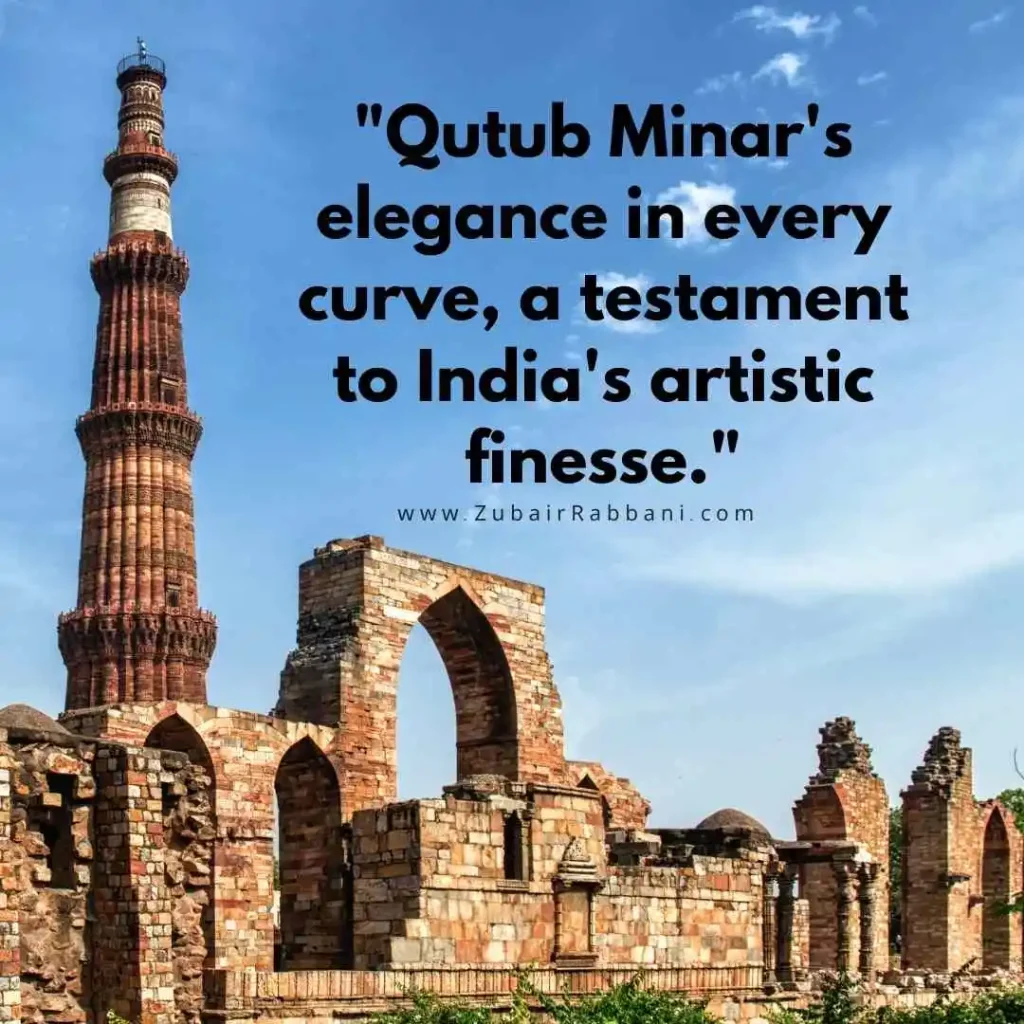 Qutub Minar Captions