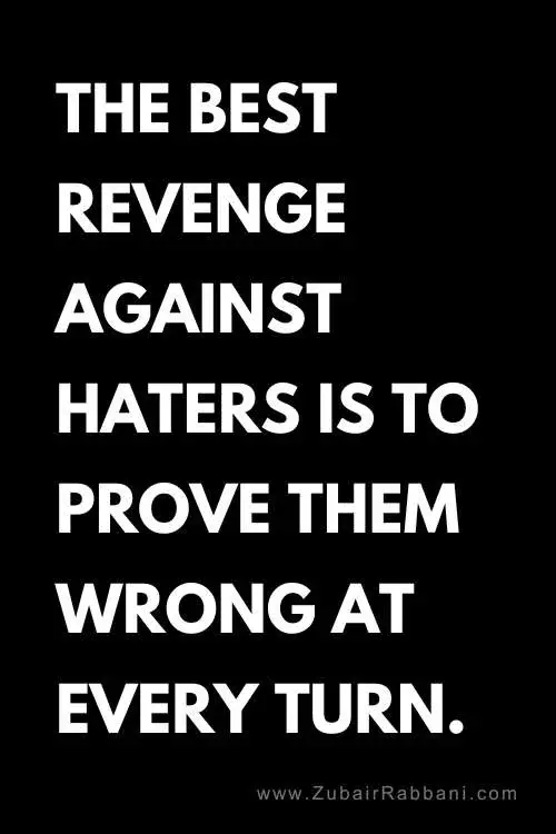 Revenge Quotes For Haters