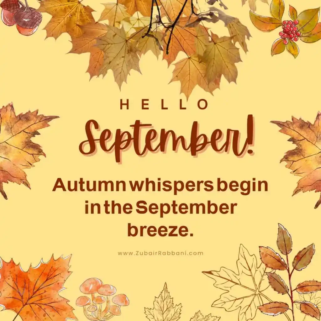 Short September Quotes