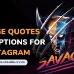 Best Savage Quotes And Captions For Instagram
