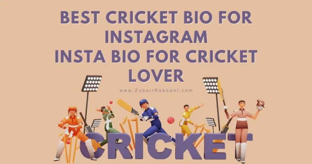 Cricket Bio For Instagram
