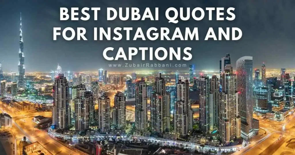 Dubai Quotes