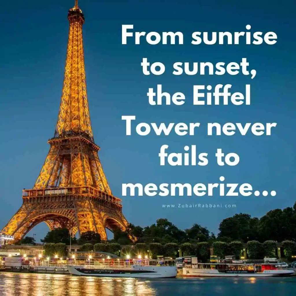 Eiffel Tower Captions for Instagram