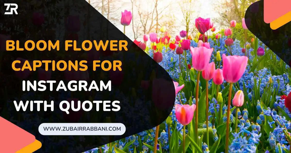 Flower Captions For Instagram With Quotes