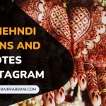 Mehndi Captions And Quotes