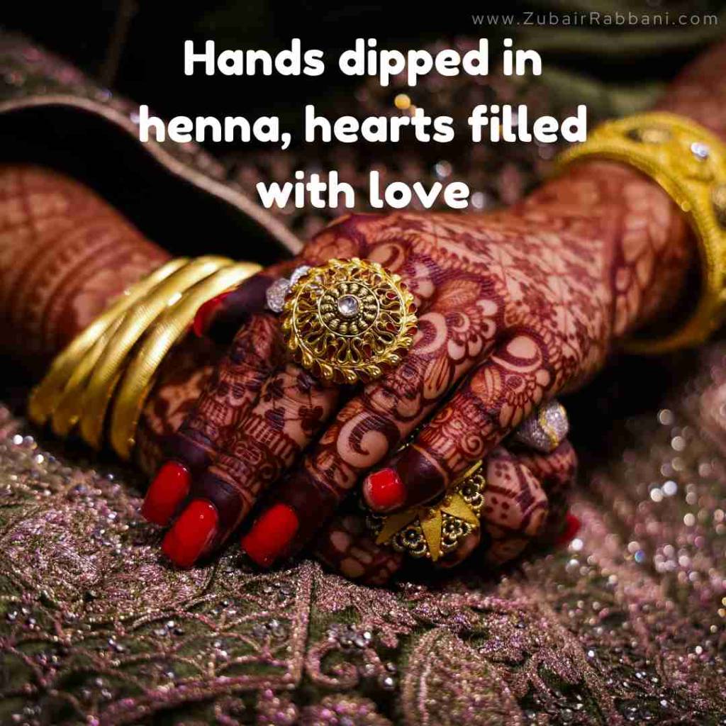 Mehndi Captions For Wedding