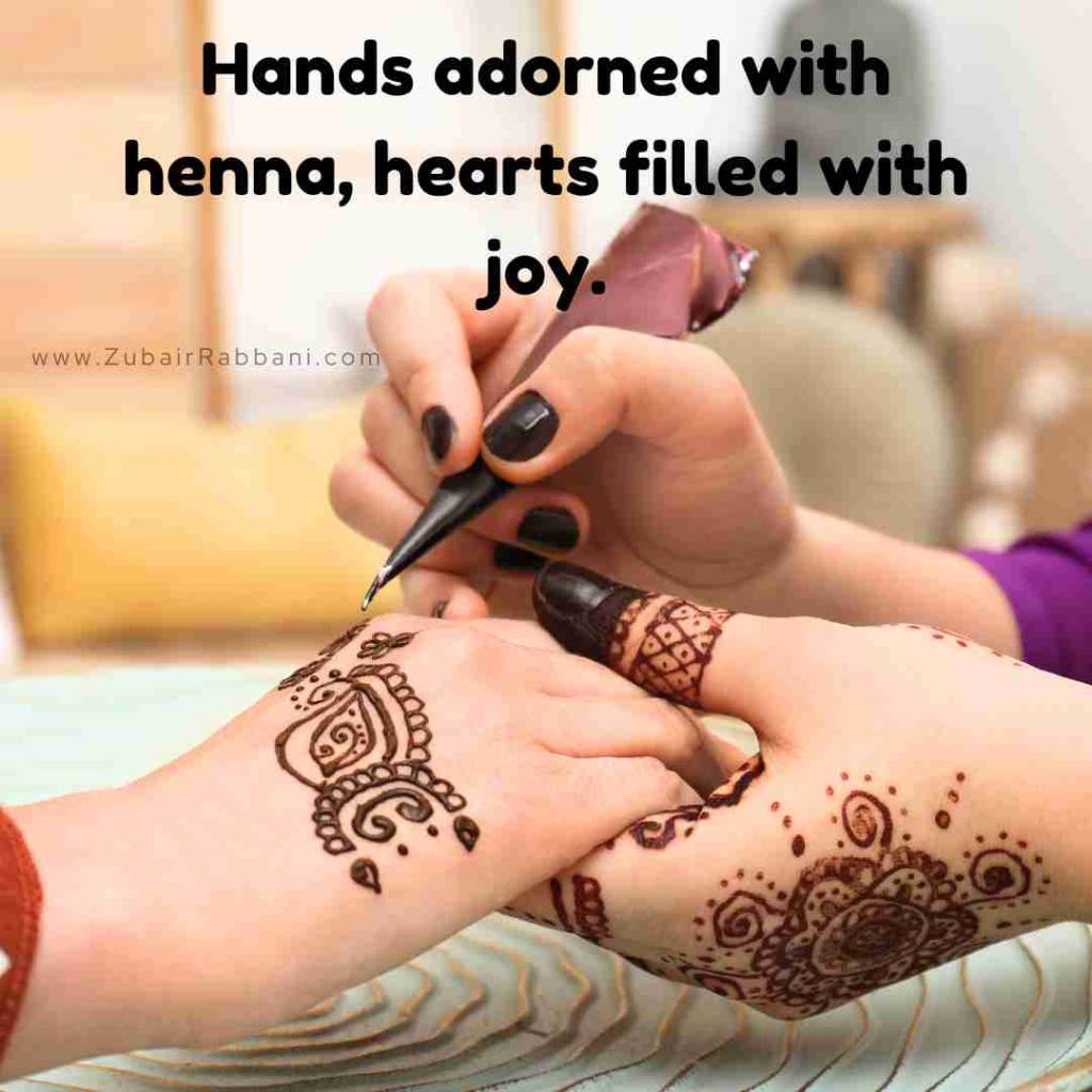 Mehndi Function Captions For Instagram