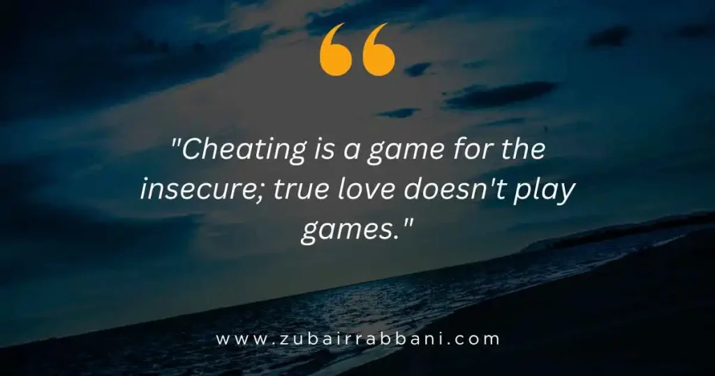 Savage Quotes For Cheaters