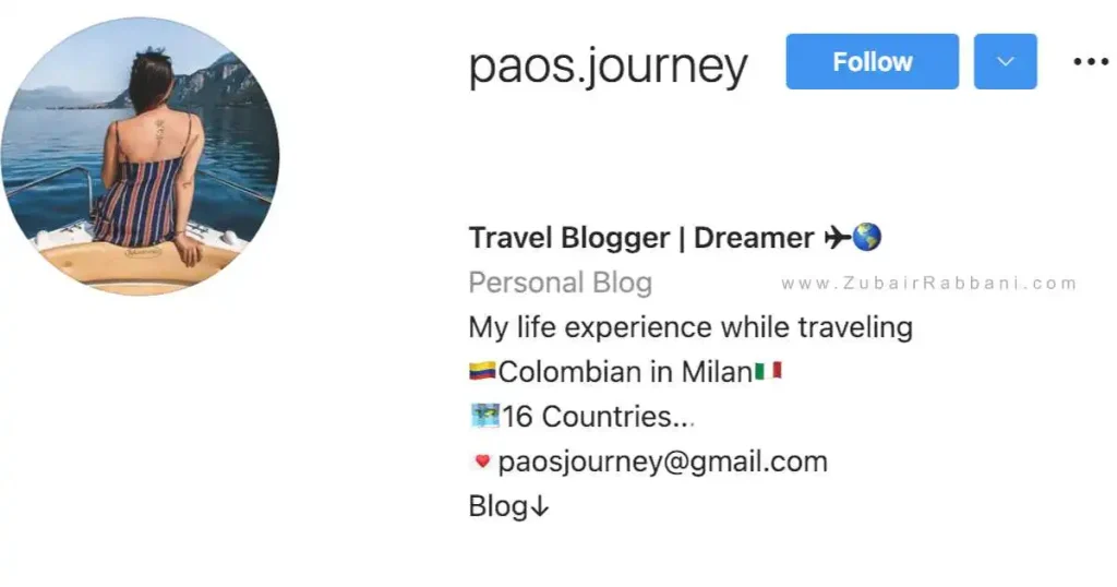 Travel Bio For Instagram For Girl