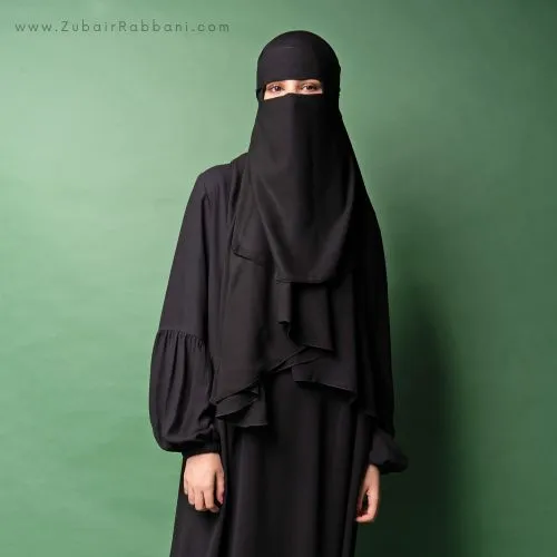 black hijab girl dp for instagram