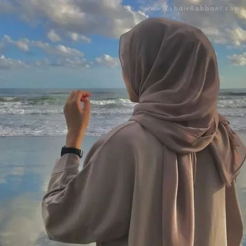 hijab girl dp for whatsapp hidden face