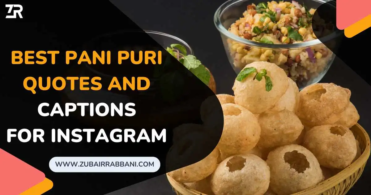 Pani Puri Quotes And Captions For Instagram