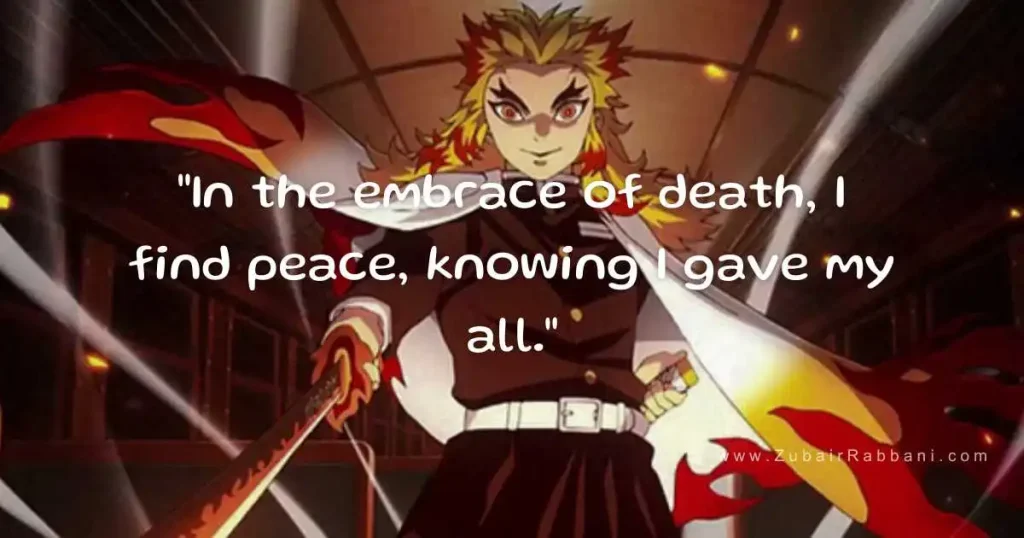 Rengoku Quote Before Death