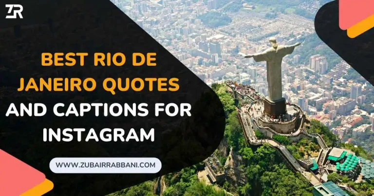 Rio De Janeiro Quotes And Captions For Instagram