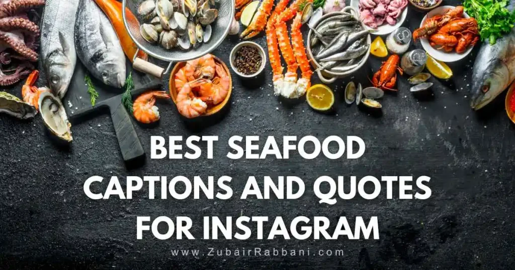 Seafood Captions And Quotes