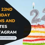 22nd Birthday Captions And Quotes for instagram