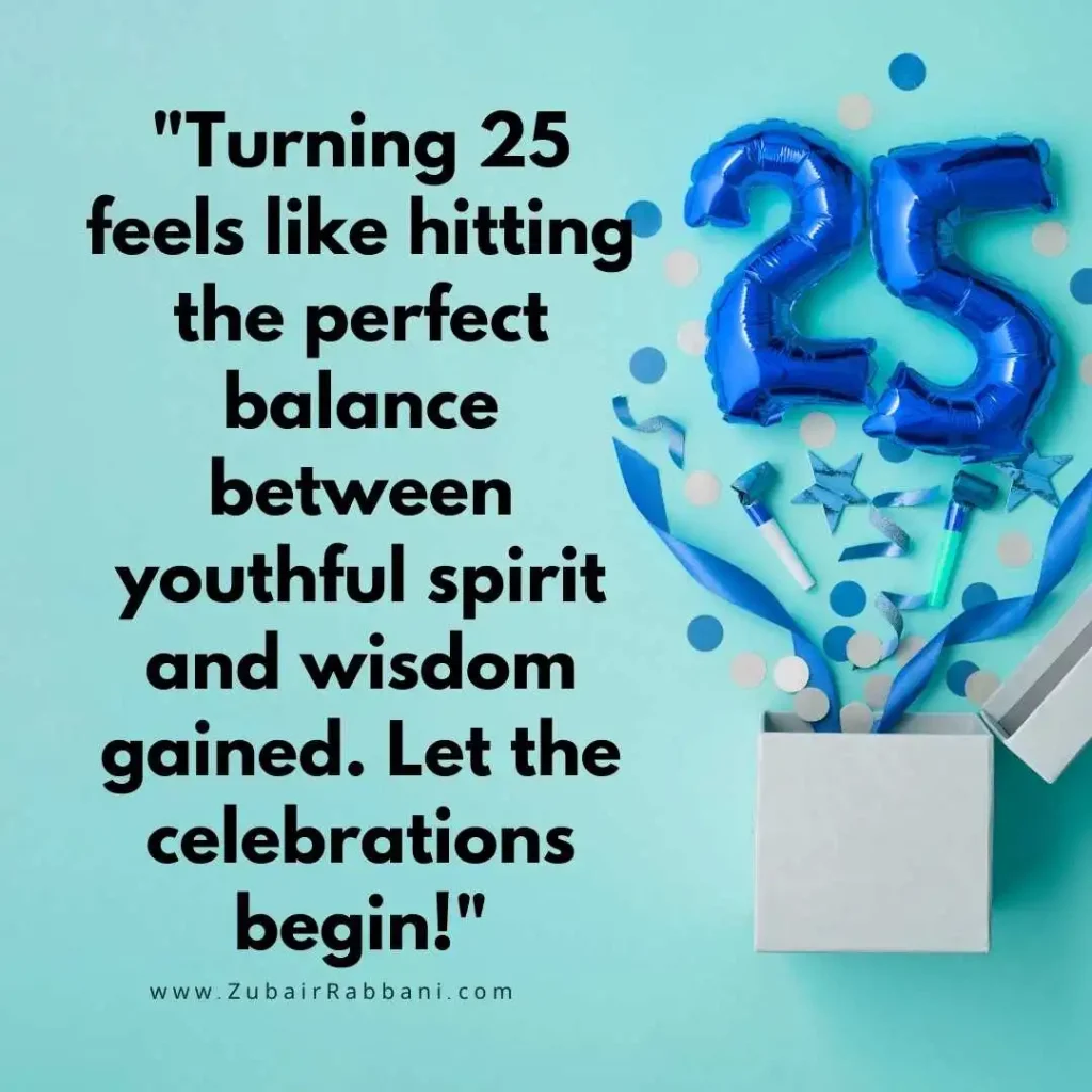 25th Birthday Quotes For Instagram
